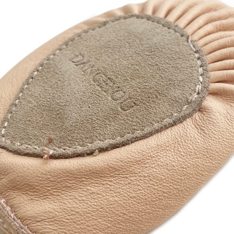 DANCE YOU DANCEYOU Pirouette Lyrical Leather Half Sole Ballet Jazz Contemporary Practice Turning Dance Shoes Girls Women Boy Men, Pink, S - Image 4